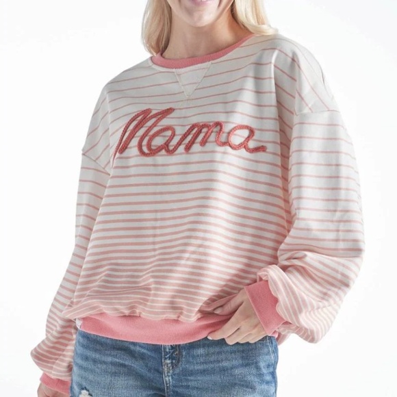 Simply Southern Mama French Terry Sweatshirt - Picture 1 of 4
